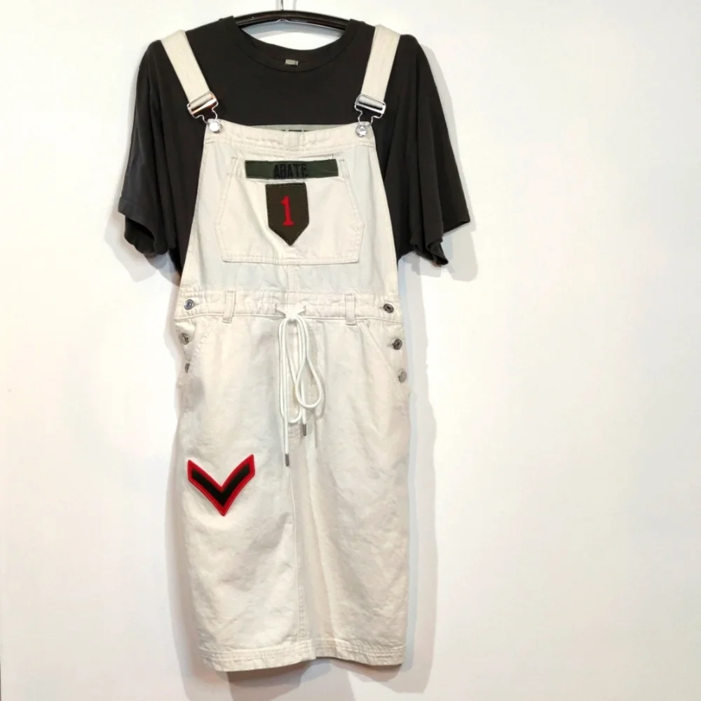 Jumper Gap Denim Dress Overalls Coveralls size Med Pockets Adjustable straps - Picture 2 of 16